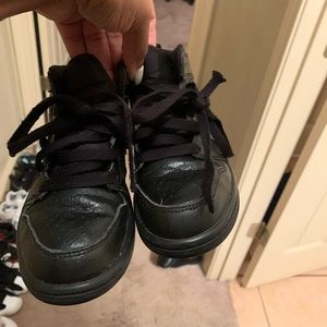 Black Jordan 1s